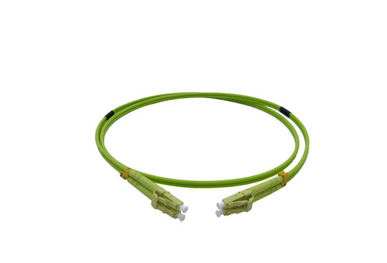 شراء مركز البيانات OM5 التصحيح البصري الحبل الطائر LC الرمز البريدي 100G 40G شبكة الكابلات الخضراء 1M 3mm LSZH التصنيع عبر الإنترنت