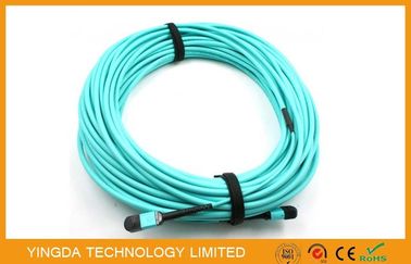 شراء 12 ألياف OM3 10Gig الخطة المتوسطة الأجل الخطة الرئيسية للعمليات والكابلات، والجذع الكابل MPO - MPO 12 FO OM3 15 النظام التجاري المتعدد الأطراف التصنيع عبر الإنترنت