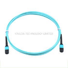 12 Fibers OM3 10Gig MTP MPO Cable, Trunk Cable MPO - MPO 12 F.O. OM3 15 Mts