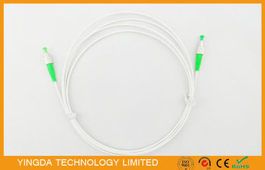 شراء الألياف البصرية التصحيح الحبل FC / APC - FC / UPC SM SX FTTH إسقاط كابل الشكل 8 الأبيض التصنيع عبر الإنترنت