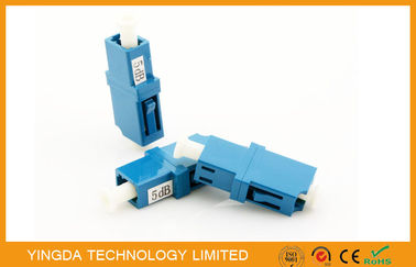 شراء LC كمبيوتر ثابت الألياف البصرية المخفف 5DB أزرق أبيض كاب الغبار GR910، IEC القياسية التصنيع عبر الإنترنت