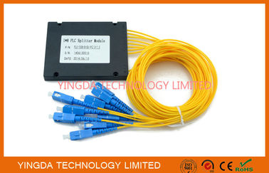 شراء GPON واحد الوضع Fiber Optic PLC Splitter 1x 8، وحدة PLC Splitter SC 1.5M التصنيع عبر الإنترنت