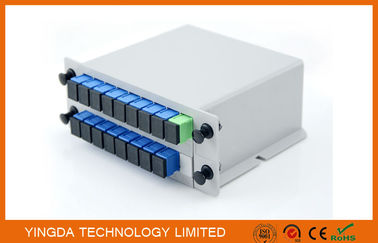 شراء GPON شبكة PLC الألياف البصرية الفاصل LGX الألومنيوم 2 فتحة كاسيت الهيكل التصنيع عبر الإنترنت