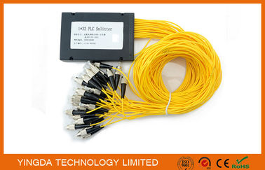 شراء GPON منخفضة PDL 1 * 32 FC PLC الألياف البصرية الفاصل ABS البلاستيك للحصول على بيانات الاتصالات التصنيع عبر الإنترنت