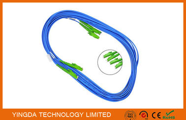 شراء E2000 / APC - E2000 / APC الألياف البصرية التصحيح الحبل المفردة دوبلكس الأزرق كابل LSZH التصنيع عبر الإنترنت