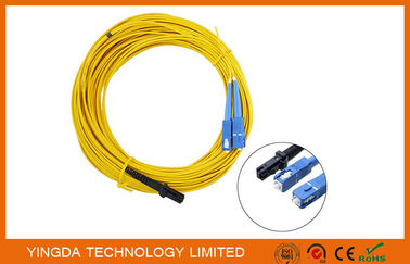 شراء LC / APC الألياف البصرية التصحيح الحبل MT-RJ لSC Singlmode دوبلكس Zipcord بدون كليب صفراء التصنيع عبر الإنترنت