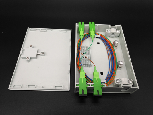 شراء 4 منافذ FTTH صندوق إنهاء الألياف الضوئية تم إنهاؤه مسبقًا CTO 12 Cores Fusion Splice Box التصنيع عبر الإنترنت