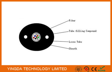 شراء ماء FTTH الألياف البصرية توزيع الكابلات فضفاض أنبوب PE غمد الصلب سلك كابل التصنيع عبر الإنترنت