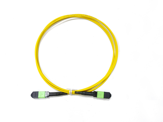 شراء Polarity B 12 Fibre Optic MTP MPO APC أنثى إلى ذكر تجميع كابل شاحنة الحبل التصنيع عبر الإنترنت