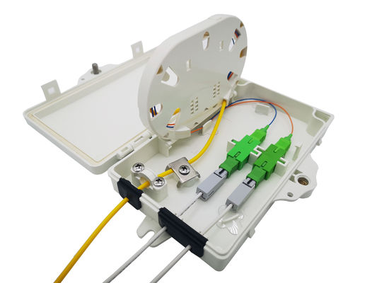 كل صلابة ضوء رمادي FTTH ألياف ضوئية مربع ل 2pcs SC SX أو LC DX محول