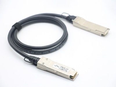 معدل نقل البيانات 40 جيجابايت في الثانية 100G QSFP28 إلى QSFP28 كابل DAC 1M لنقل البيانات
